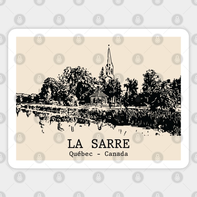 La Sarre - Québec Magnet by Lakeric